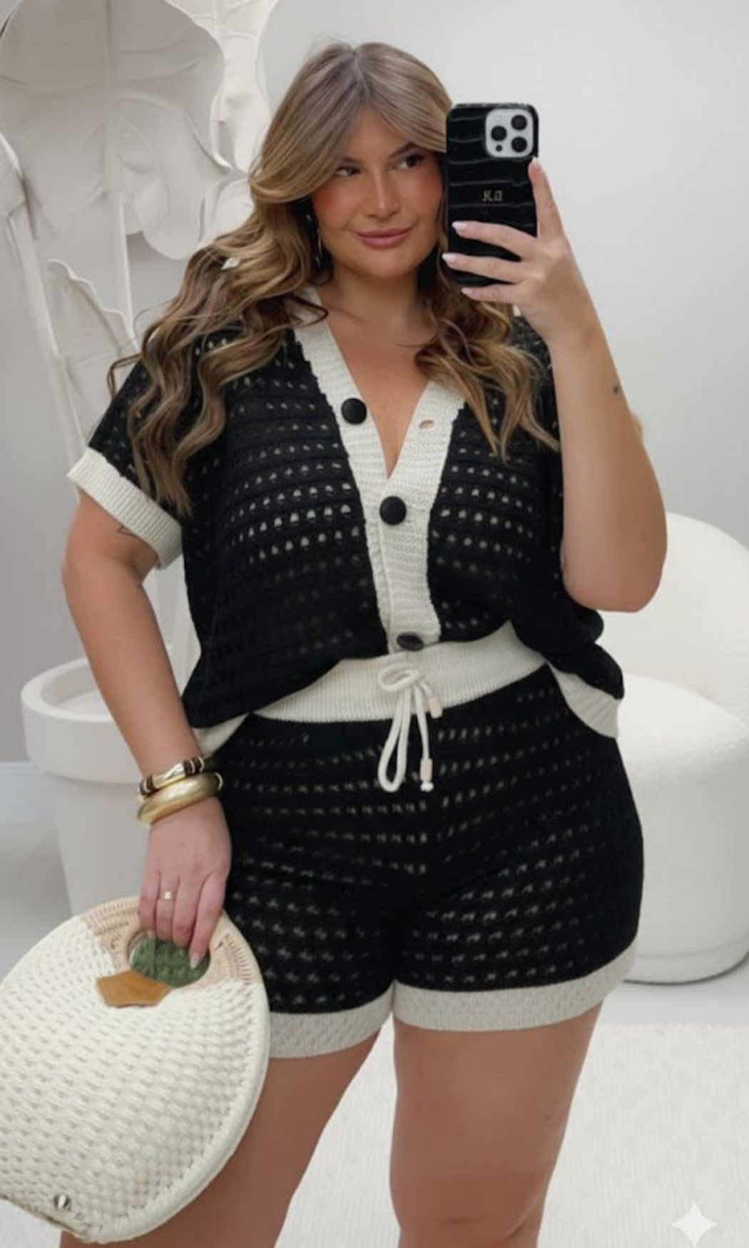 Conjunto Jasmim em Tricô